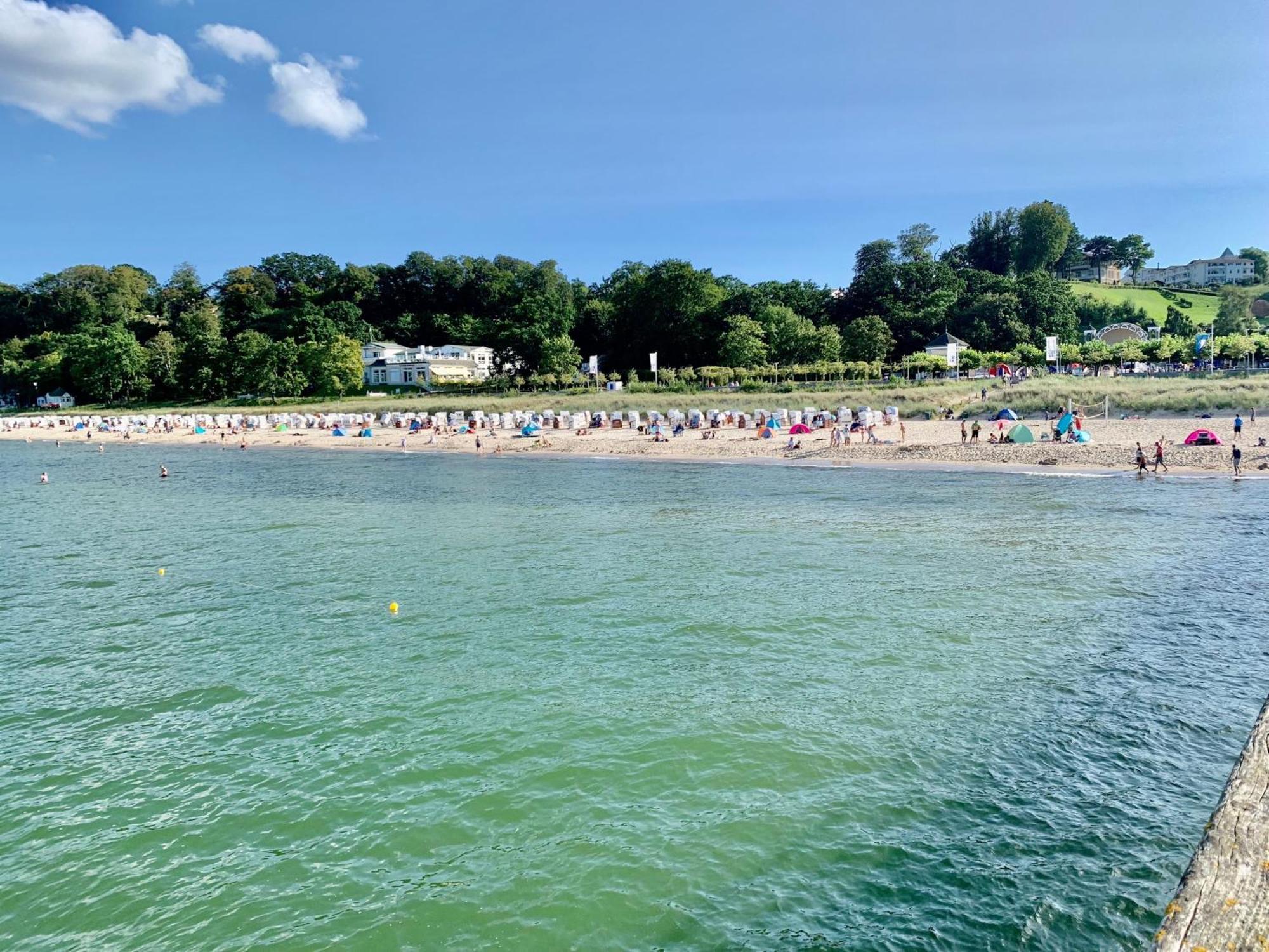 Ferienwohnung Mit Meerblick Und Sauna Goehren  Buitenkant foto